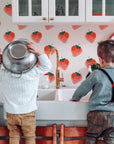 Strawberries Decal | Wall Decal Set for Kids Decor | Charming Set of Wall Stickers