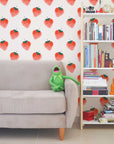 Strawberries Decal | Wall Decal Set for Kids Decor | Charming Set of Wall Stickers