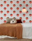 Strawberries Decal | Wall Decal Set for Kids Decor | Charming Set of Wall Stickers