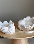 Conch Shell Soy Wax Candle | Jesmonite Vessel, Handmade-3