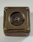 Single Gang Antique Brass Solid Cast Metal Surface Mounting Light Switch Industrial 2 Way