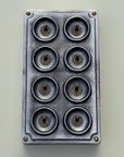 8 Gang 2 Way Toggle Light Switch | Cast Aluminium Surface Mounted
