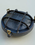 Wroxham Cast Pewter Caged Bulkhead Wall or Ceiling Light - IP65
