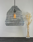Walton Beehive Large Silver Wire Mesh Lampshade Pendant Light