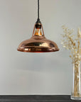 Cawston Solid Copper Coolicon Lampshade Pendant Light - 11 Inch