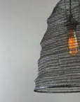 Walton Beehive Large Silver Wire Mesh Lampshade Pendant Ceiling Light