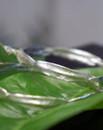 Olive Leaf Hoop Earrings - Large, Gold Plated Brass, Nature Style