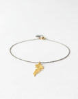 Solid Gold Acacia Leaf Necklace, Handmade Nature Jewelry, Organic Forest Pendant, Gift for Vitality & Health, Real Gold (9K, 14K, 18K)