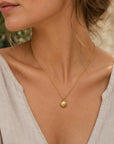 Minimalist Sea Shell Necklace, Handmade Beach Jewelry, Organic Sea Pendant, Gift for Growth & Renewal, Gold or Sterling Silver 925