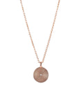 Infinity Pendant Necklace in Silver or Rose Gold