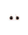 Illumi Stud Earrings in Rose Gold and Silver