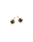 Bright 4mm Zircon Dot Earrings - Elegant 925 Silver by MyaMoon at www.brixbailey.com