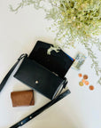 Crossbody Leather Bag KOKUKA - Small