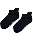 Bamboo Trainer Socks - Deep Black - 5 Pack