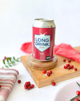 Long Drink Socks – Cranberry Women's Size 35-40