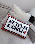 Netflix & Chill Needlepoint Cushion