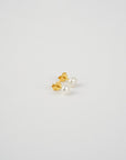 Button Freshwater Pearl Stud Earrings