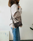 Crossbody Leather Bag KOKUKA - Small