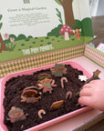 Fairy Gardening Kit for kids | Sensory Play set with Apron,Tray, Shovel, Fairies, Soil & Seeds | The Playmakers Co