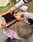 Fairy Gardening Kit for kids | Sensory Play set with Apron,Tray, Shovel, Fairies, Soil & Seeds | The Playmakers Co