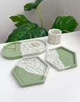 4 Piece Set - Sage Split