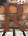 Classic Rusty Metal Letters 5" And 12" A-Z 0-9 Rustic Signs For The Home And Garden