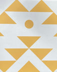 Lima yellow porcelain tile, luxury modern South American pattern, premium anti-slip outdoor and indoor tile, best-selling vibrant design by Maria Starling Design at brixbailey.com