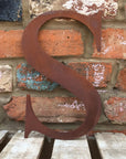 Classic Rusty Metal Letters 5" And 12" A-Z 0-9 Rustic Signs For The Home And Garden