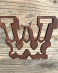 Rusty 5" Carnival Metal Letters A-Z