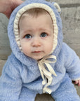 Baby/Kid Virgin Wool Overall - Blue