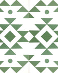 LIMA luxury porcelain tile, modern South American design, green and white, slip-resistant, indoor-outdoor use, no sealing required by Maria Starling Design at brixbailey.com