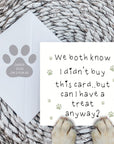 We both know I didn’t buy this card