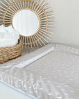 Standard Changing Mat - Greige Dash Neutral Print