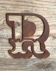 Rusty 5" Carnival Metal Letters A-Z
