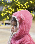 Baby/Kid Virgin Wool Overall - Pink