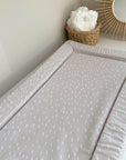 Standard Changing Mat - Greige Dash Neutral Print