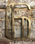Gold Art Deco Metal Alphabet Letters – 5” or 12” Decorative Lettering A–Z