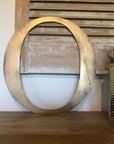 Distressed Gold 5" or 12" Classic Metal Letters, A-Z, 0-9