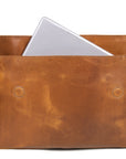 Hudson Leather Messenger Bag - Desert Tan