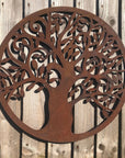 Rusty Tree Of Life Garden Decoration