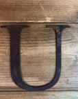 5" Classic Font Rusty Metal Alphabet Letters A-Z 0-9