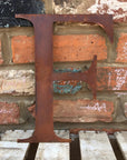 Classic Rusty Metal Letters 5" And 12" A-Z 0-9 Rustic Signs For The Home And Garden