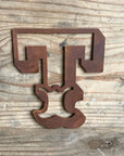 Rusty 5" Carnival Metal Letters A-Z