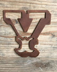 Rusty 5" Carnival Metal Letters A-Z