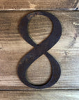 5" Classic Font Rusty Metal Alphabet Letters A-Z 0-9