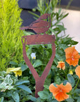 Rusty Metal Bird Garden Deoration