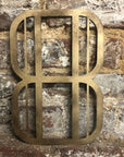 Gold Art Deco Metal Alphabet Letters – 5” or 12” Decorative Lettering A–Z