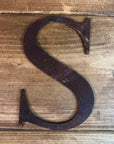 5" Classic Font Rusty Metal Alphabet Letters A-Z 0-9
