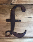 5" Classic Font Rusty Metal Alphabet Letters A-Z 0-9