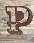 Rusty 5" Carnival Metal Letters A-Z
